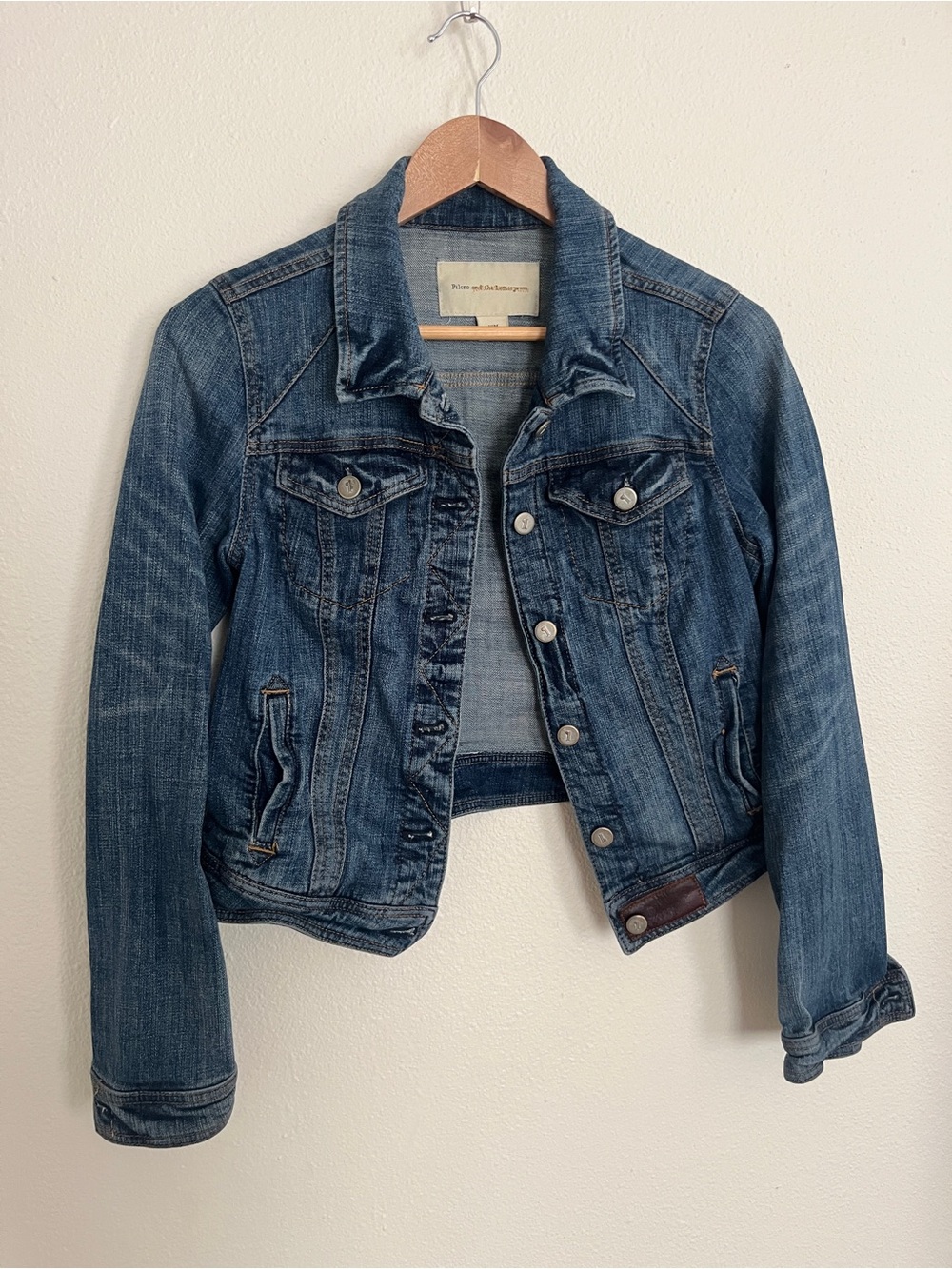 Anthropologie (Pilcro and the Letterpress) Women's Blue Denim Jacket